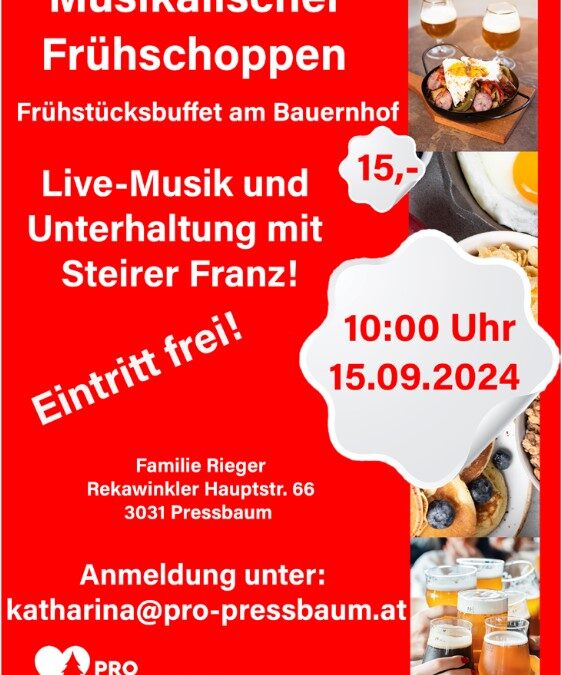 Musikalischer Frühschoppen mit Live-Musik